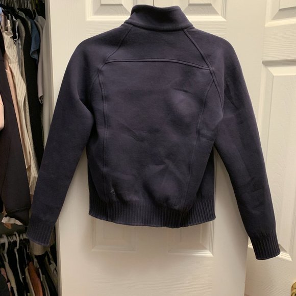 Lululemon NTS Jacket Midnight Navy / Black Size 8 - Picture 10 of 16